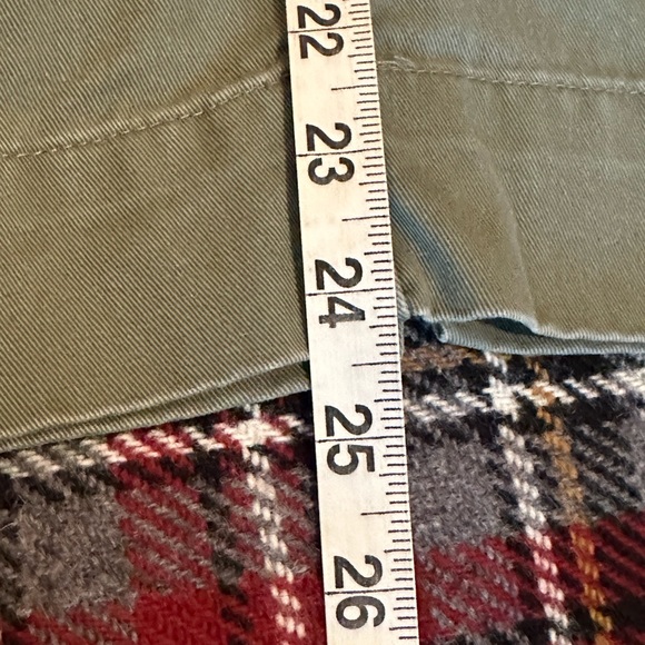 POLO Ralph Lauren Ladies All Cotton Olive Flat Front Chinos - Size 6 - Picture 11 of 12